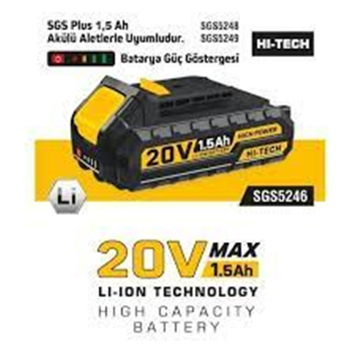 SGS 20 VOLT YEDEK BATARYA (1.5AH)